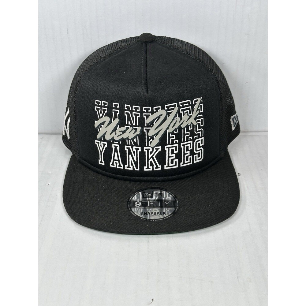 New Era New York Yankees 9FIFTY A-Frame Snapback Adjustable Trucker Hat Cap NWT